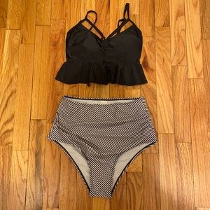 High waisted bikini